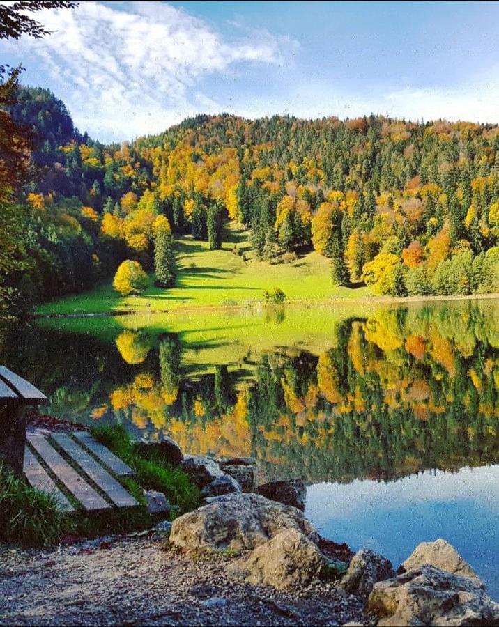 Panoramablick Apartman Breitenwang Kültér fotó