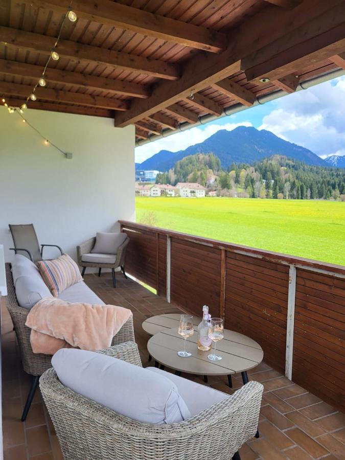 Panoramablick Apartman Breitenwang Kültér fotó
